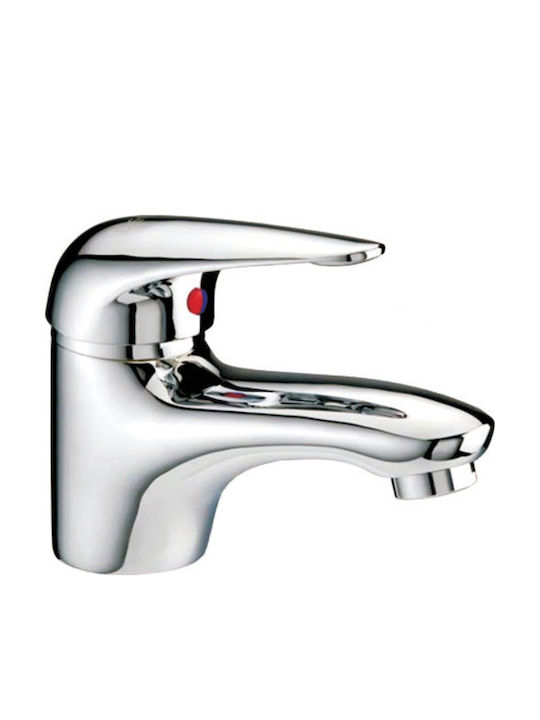 Waterline Миксер Батерия За Умивалник Сребриста
