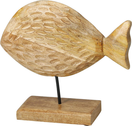Decorative Fish Made of Wood 23x7x21cm