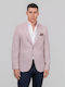 Summer Men’s Suit Jacket with Slim Fit Dusty Pink