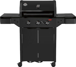 Jamestown Knox II 3.1 Grătar Pe Gaz Cu 4 Plite De Bucătărie 14.3kW Cu Arzător Lateral