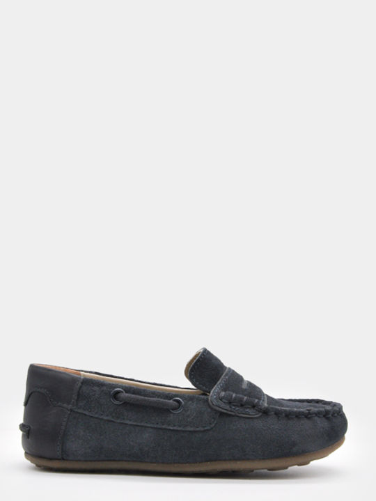 Mocasini Copii Suede Albastru