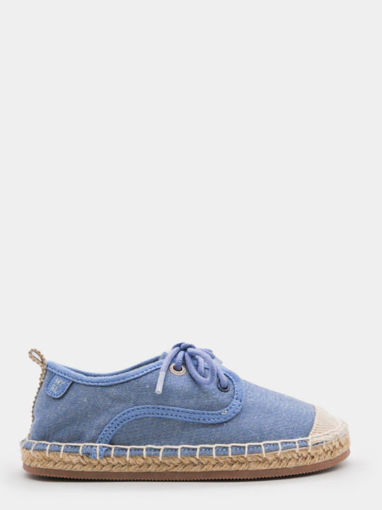 Mayoral Kinder Espadrilles mit Schnürsenkeln Bl...