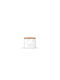 Storage General Use Vase with Cork Porcelain White 900ml