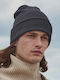 Beanie Unisex Σκούφος Πλεκτός σε Γκρι χρώμα