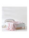 Kentia Emery Pique Blanket Single 160x240cm Pink