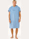 Rip Curl Kapuzentuch Strandponcho Blau