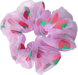 Avizar Classic Scrunchie Hair In Strawberry Veil Japanese Style Purple Purple