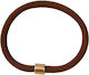 Avizar Twisted Elastic Hair Light Brown Minimalist Gold Tip Brown Beige