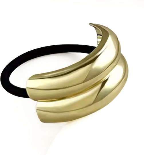 Avizar Elastische Fantasie Haar Design Doppel C Glamor Gold Gold