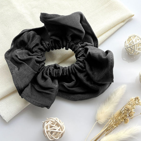 Avizar Classic Cabbage Hair In Vintage Black Pleated Fabric Black