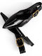 Women's Ballerina Shoes Slingback With Strap In Black Colour