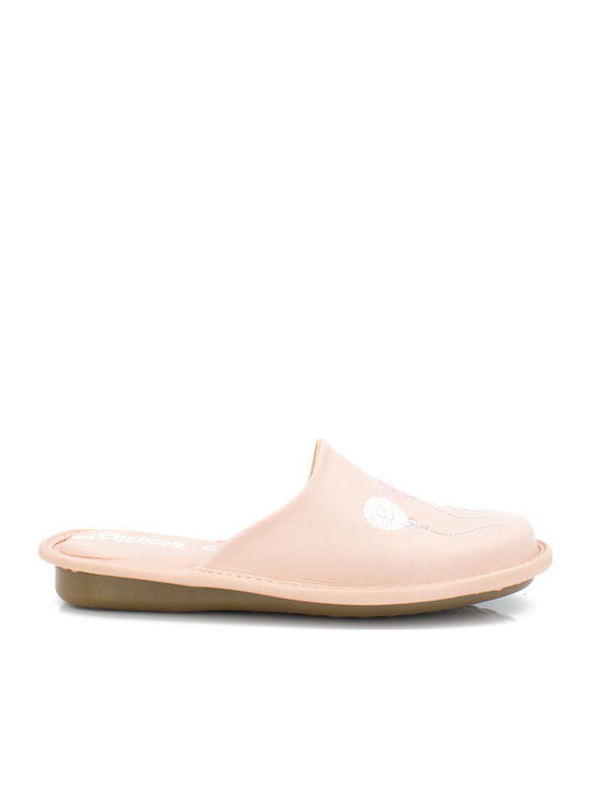 Anatomic Leather Women's Pink Slippers