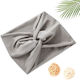 Avizar Crossed Headband Hair In Soft Cotton Refined Gray Grey