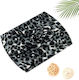 Avizar Crossed Headband Hair In Soft Cotton Printed Leopard Chic Black Black
