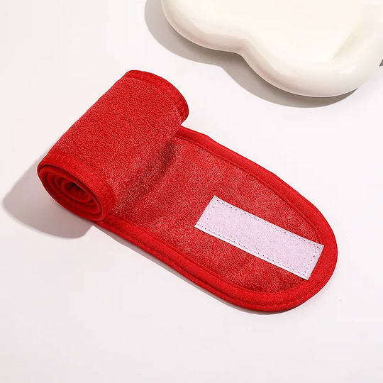 Avizar Spa Bentite Pentru Păr Din Microfibră Textură De Bumbac Roșu Roșii