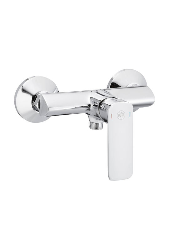 KFA Mischbatterie Für Dusche Thermostatisch Silber