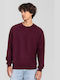Fruit of the Loom Men's Promotional Long Sleeve Sweatshirt Burgundy