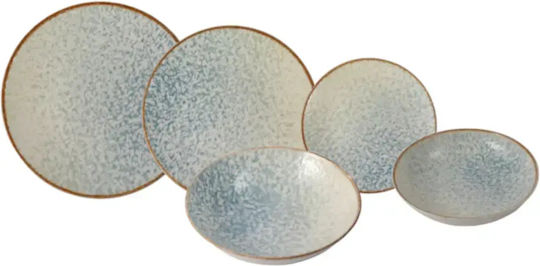 Blue Porcelain Dinnerware Set 20pcs