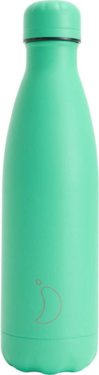 Chilly's Original All Matte Monochrome Μπουκάλι Θερμός Ανοξείδωτο BPA Free 500ml Apple