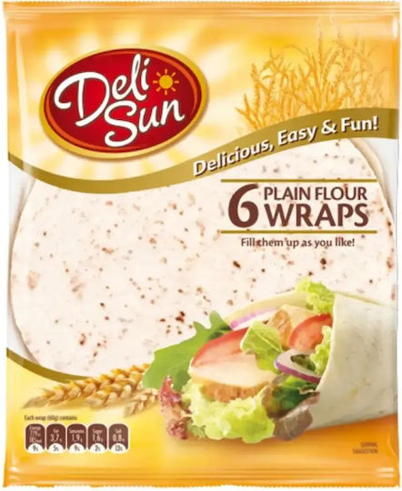 Deli Sun Τορτιγιες Σιτου 360gr 6τεμ 3-65172