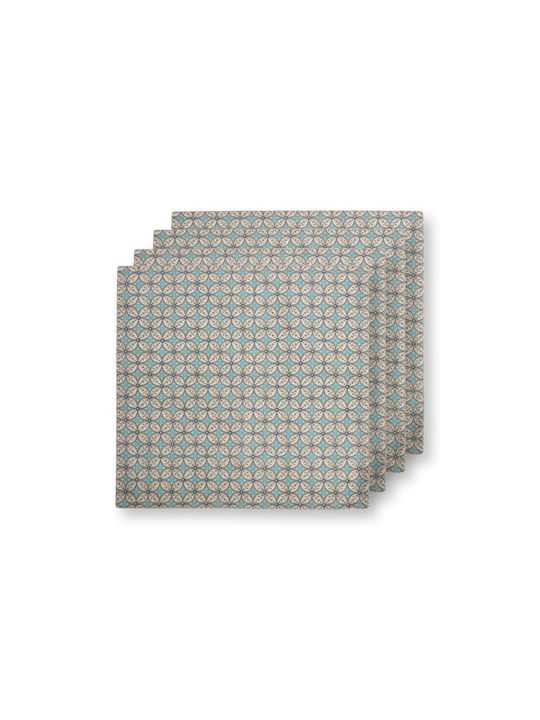 PiP Studio Kitchen Towel In Blue Colour 40x40cm 2 Pieces