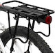 Avizar Aluminum Rear Bicycle Rack Maximum Load 50kg Black