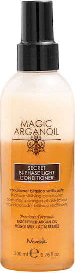 Leave-in Spray Balm Biphasic Formula Nook Magic Arganoil Bi-phase Light Conditioner 200ml