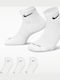 Nike Everyday Plus Cushioned Training Ankle Socks Sports Socks White 3 Pairs