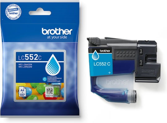 Brother Original Inkjet Printer Ink Cyan (LC-552C)