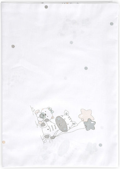 Lorelli Giraffe Λευκό 100x150εκ.