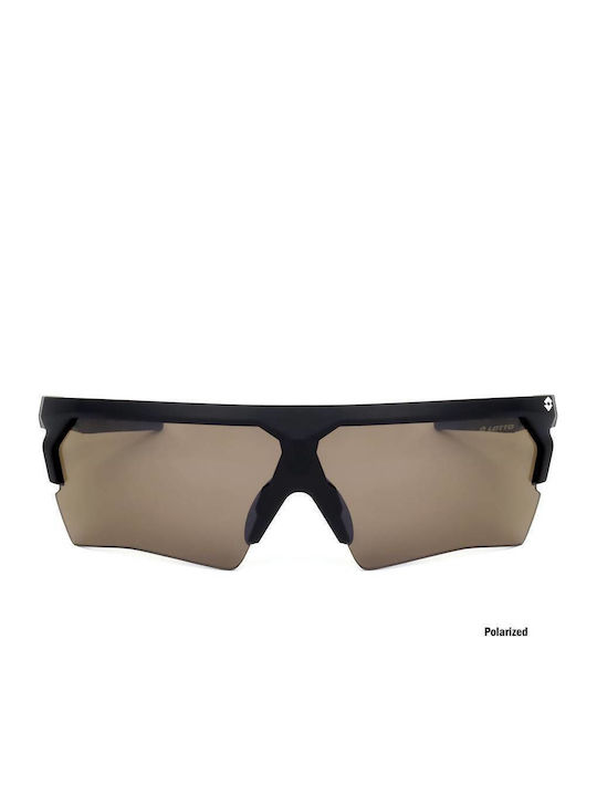 Unisex Sonnenbrillen mit Schwarzem Rahmen und Braunen Gläsern