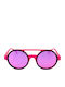 Italia Independent Unisex Sunglasses with Red Frame