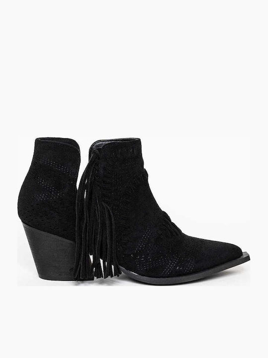 Ghete Dama Cowboy Negre