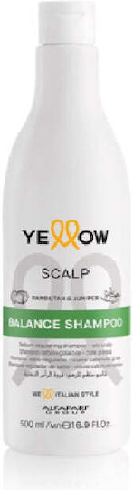 Yellow Professional Scalp Balance Шампоан Ребалансиращ Шампоан За Мазен Скалп Контрол На Себума И Дълготрайно Усещане За Свежест Количество 500 Мл