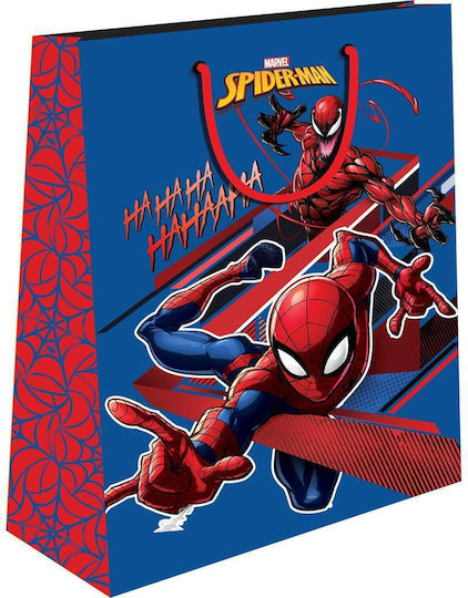 Diakakis Paper Gift Bag with Spiderman Theme 32x12x26cm