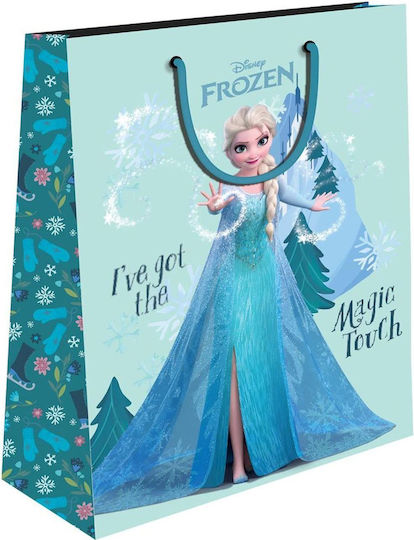 Διακάκης Χάρτινη Τσάντα για Δώρο με Θέμα "Frozen" 32x12x26εκ.