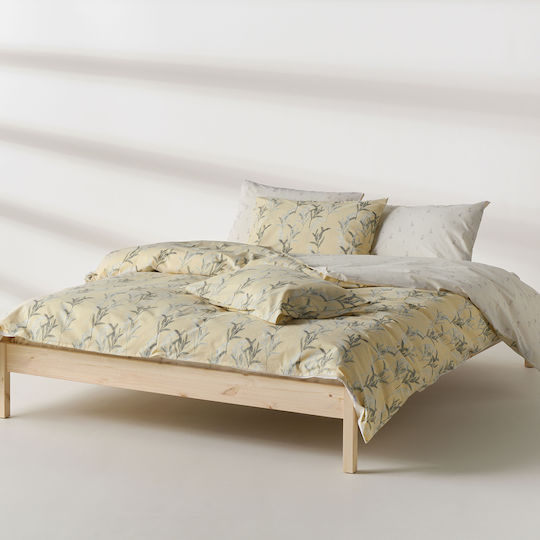 Kentia Luma Super Double Coverlets Set Yellow 220x240cm
