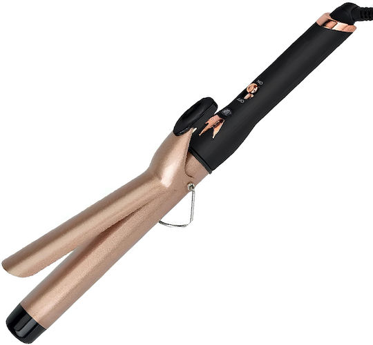 Avizar 32mm Curling Iron Large Curls 64w Fast Ptc Heating Black Gold