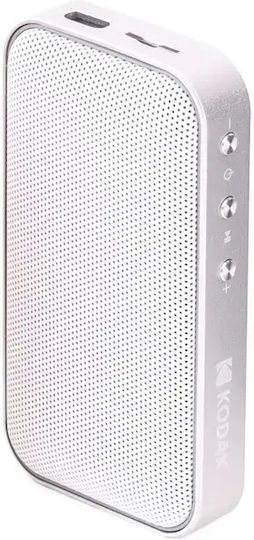 Kodak PWS-2275 Bluetooth Lautsprecher 5W mit Betriebszeiten bis zu 5 Stunden Silber