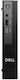 Dell Pro Micro QCM1255 PC (Ryzen 5 8500GE/16GB DDR5/512GB SSD/Linux)