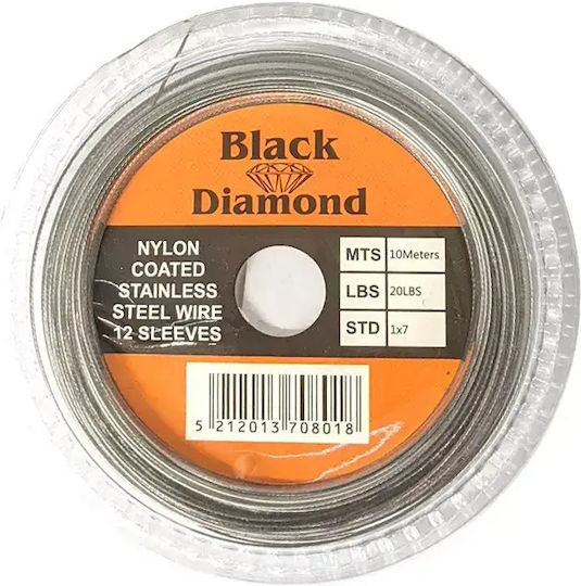 Black Diamond Draht 1x7 Nickel Klammern 10m 40lbs