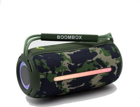 PTH-360 Boxă Bluetooth 10W cu Radio și Durată a Bateriei de până la 5 ore Kaki
