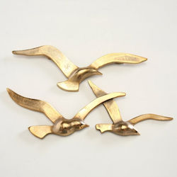 Boltze Set of 3 Metallic Wall Decor Pieces
