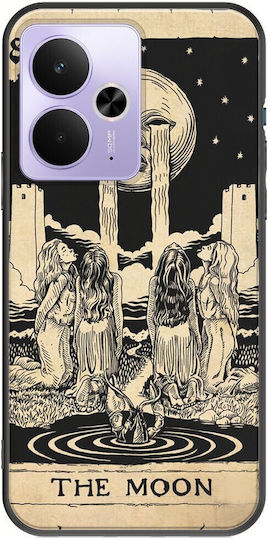 Tarot Karten Moon Realme 14t 5g Schwarze TPU Mehrfarbige Silikon Handyhüllen