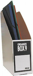 Cutie Deschisă Organizator Pentru Reviste Albă Next Din Hârtie 26x32cm Cotor 9cm Negru 01737-09