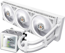 ASRock Steel Legend 360 LCD Water Cooling System AIO CPU with 3 Fans 120mm White ASRock Steel Legend 360 LCD Water Cooling System AIO CPU with 3 Fans 120mm White