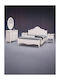 Set De Mobilier Pentru Dormitor Romantic 150x200cm 4 Bucăți