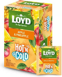 Lody Fruit Tea Hot&cold Apple Pineapple 15x 2g