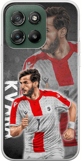 Euro 2024 Khvicha Kvaratskhelia Motorola Moto G57 Power 5g Flexible TPU Transparent Silicone