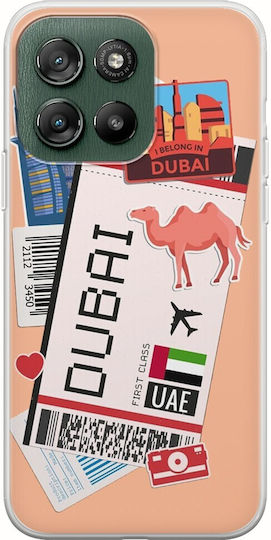 Ticket To Dubai Motorola Moto G57 Power 5G Flexible TPU Transparent Silicone